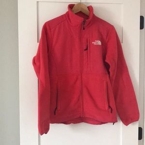 North face Denali fleece jacket in teaberry pink